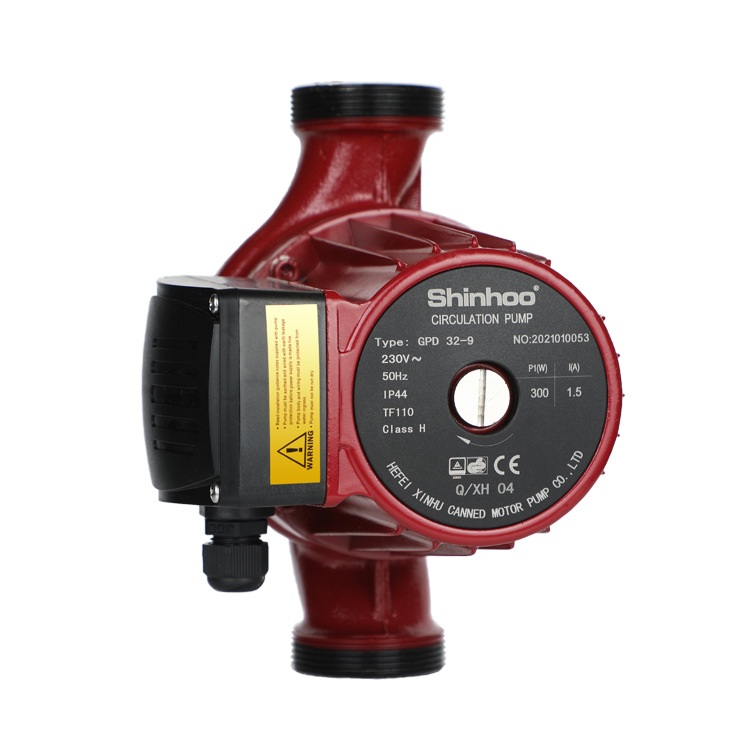 新沪GPD32-9 地暖热水循环泵 管道屏蔽泵　质量保证　厂家直销