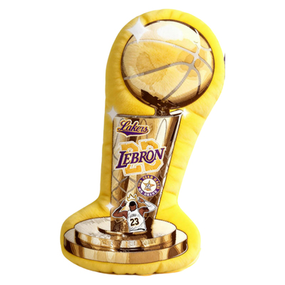 NBA湖人詹姆斯总冠军杯解压抱枕