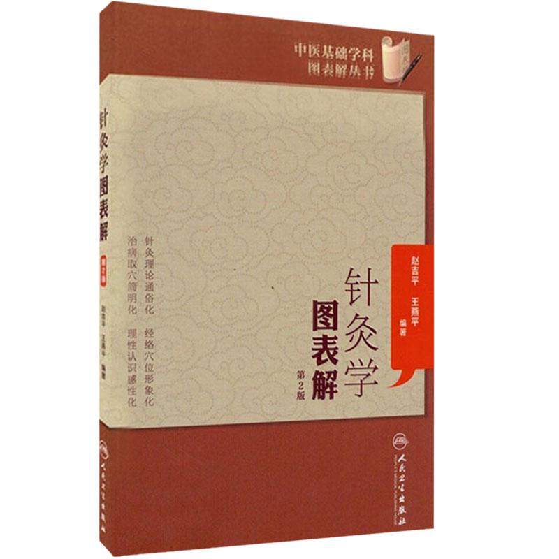 针灸学图表解 第2版 中医基础学科图表解丛书 赵吉平 王燕平编著 中医针灸学图表解 人民卫生出版社 9787117150200