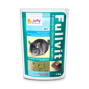 Jolly祖莉多维龙猫粮龙猫粮食主粮饲料龙猫形粮食2.5kg