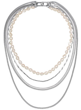 PEARLONA银河维度蛇骨链装饰项链