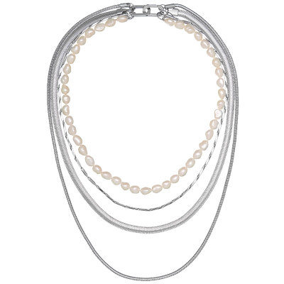 PEARLONA银河维度蛇骨链装饰项链