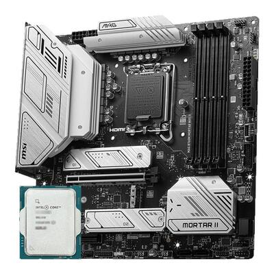 英特尔i5 14400F 14490F 散片/盒装搭微星H610M/B760M主板CPU套装