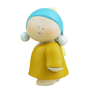 【大美术馆】大艺术家摆件戴珍珠耳环的少女可爱桌面手办生日礼物