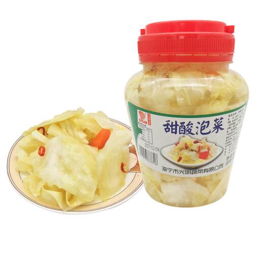 酸甜泡菜 爽口圆白菜农家自制韩国四川卷心菜泡菜开胃下饭菜酱菜