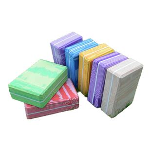 高品质迷彩瑜伽砖原生料专业高密度瑜珈辅具愈加辅助瑜伽用品练功