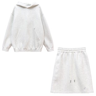 鹿与飞鸟2025＜Clean系列＞果冻卫衣|空气棉半裙套装6570/6571