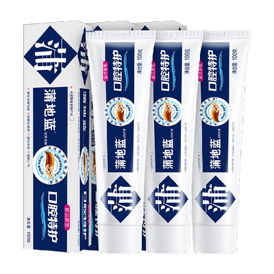 蒲地蓝口腔特护牙膏留兰味3支