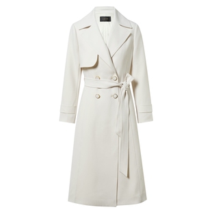 【商场同款】La Koradior拉珂蒂时尚秋新款外套女中长款流行风衣