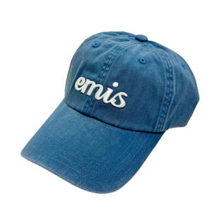 韩国emis牛仔棒球帽丹宁牛仔明星同款休闲百搭弯檐软顶经典款帽子