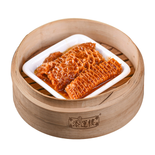 添运楼黑椒金钱肚广东茶楼早茶点心酱香甜卤牛肚草肚街头小吃粤菜