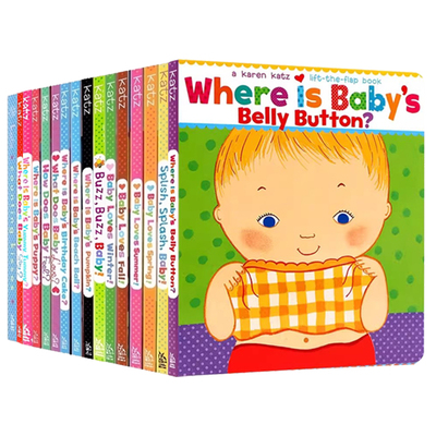 KarenKatz翻翻书英文原版绘本