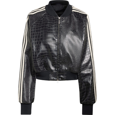 Adidas/阿迪达斯正品三叶草女士时尚宽松短款立领夹克外套KE5035