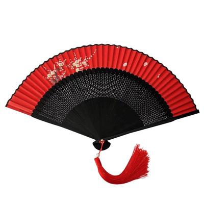 古风扇子折扇舞蹈扇折扇红色古风