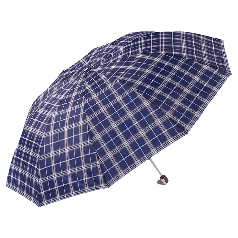 天堂正品旗舰店男士大号格纹雨伞