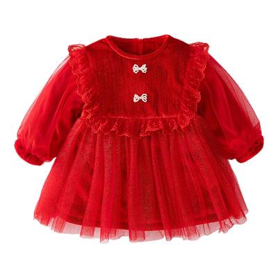 女宝宝满周岁礼服新中式风裙子