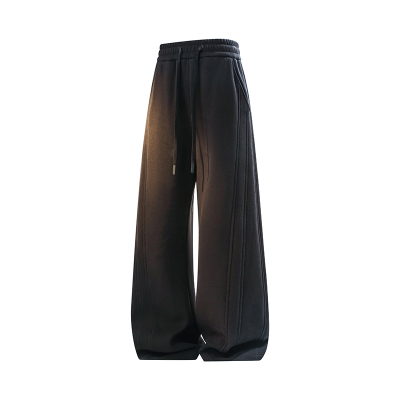 加绒裤子男冬季加厚直筒休闲长裤