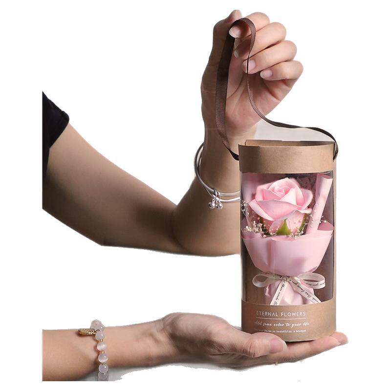 情人节教师节mini小花束提盒开窗