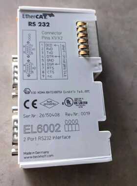 议价倍福PLC模块EL6002 6002 原装拆机件 二手