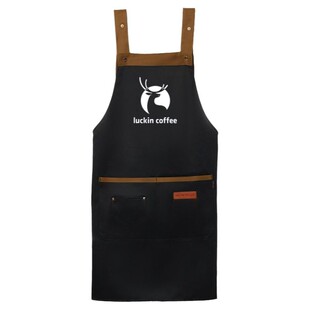 （10条装）防水围裙定制餐饮专用logo印字服务员超市工作服印制女