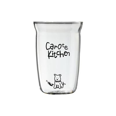 【自营】卡罗特高硼硅玻璃水杯耐高温咖啡杯泡茶牛奶女生家用网红