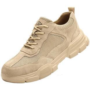 劳保鞋男款士防砸防刺穿工作钢头女软底轻便新款冬季绝缘工地棉鞋