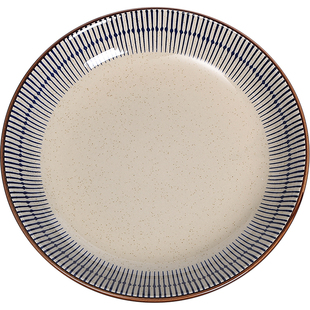 高颜值陶瓷碗蓝雨泡面碗古朴汤碗复古餐具拉面碗家用大号碗斗笠碗