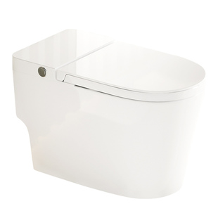 免插电非智能马桶虹吸式无水压限制脚踢冲水灰色家用卫生间坐便器