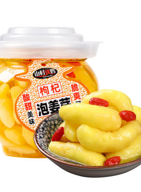 淄博人参枸杞姜芽泡姜仔瓶装508g