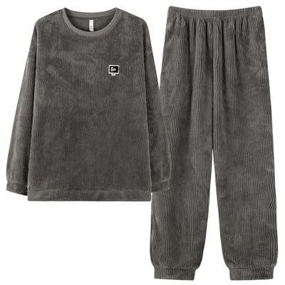 睡衣男款冬季珊瑚绒加厚加绒