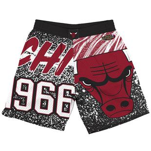 Mitchell&ness男子CHICAGO BULLS Jumbotron Mesh t运动短裤