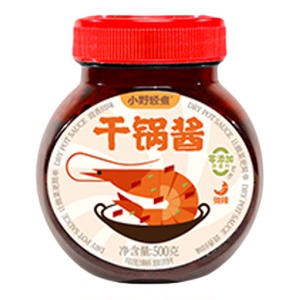 小野轻煮微辣干锅酱500g零添加