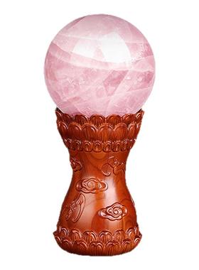 董易林吉祥物粉色水晶球男女脱单