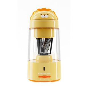 齐心全自动削笔器小学生专用电动铅笔卷笔刀充电素描男孩女孩美术生进削笔机幼儿园儿童粗杆三角