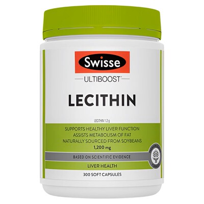 swisse卵磷脂鱼油中老年人平衡血脂心脑血管保健品软化血管进口