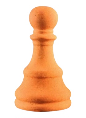 陶瓷黑白国际象棋子摆件装饰品