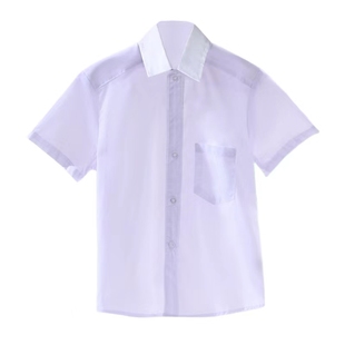 深圳统一校服雅兰特小学男女生夏季礼服套装短袖白衬衫短裤短裙结