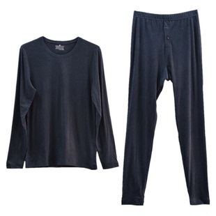 格凯超微轻羽衣磨毛中厚速暖发热保暖内衣日本东丽暖丽绒秋衣裤男