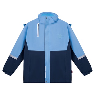 英挚【现货】江西南昌市统一初中校服冬装加绒冲锋衣中学生三件套