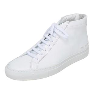 COMMON PROJECTS男士高帮系带板鞋运动鞋小白鞋银泰百货 300095