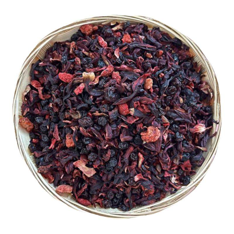 景区同款花果茶朗姆覆盆子花茶500g樱桃玫瑰蓝莓浆果茶厦门水果茶