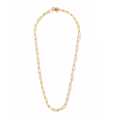 joystone意大利回形颈链镀金项链