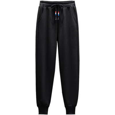 特厚羊羔绒加绒加厚运动裤松紧腰