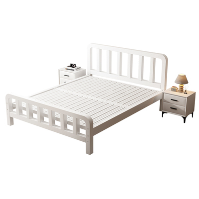 铁艺床双人床现代简约1.5米加厚加固铁架单人床1.8经济型宿舍铁床