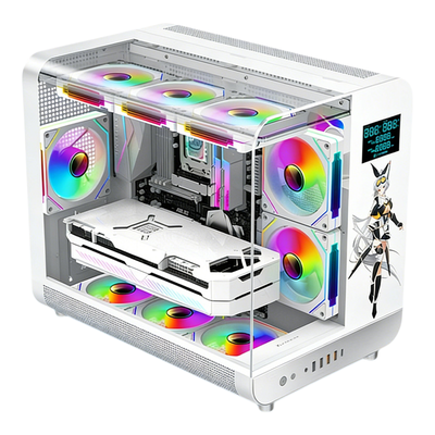 【Intel旗舰】未知玩家幻翼白台式DIY主机组装三角洲行动游戏电脑整机12490F/14600KF/14700KF/5070Ti/5060Ti