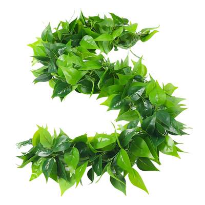 仿真藤条绿萝叶装饰绿叶藤蔓假树叶塑料花藤柱子水管空调管道遮挡