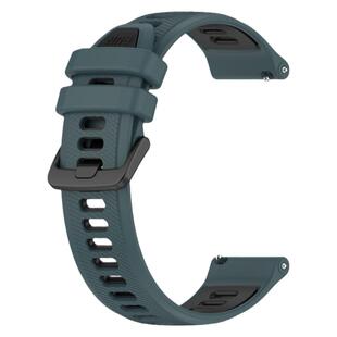 适用佳明Garmin手表双色硅胶表带Forerunner255/245/265防水防汗Venu2plus/3s/Sq/745/645/265S运动替换表带