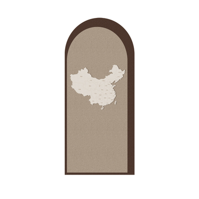 伽伴定制毛毡板旅行足迹地图墙贴