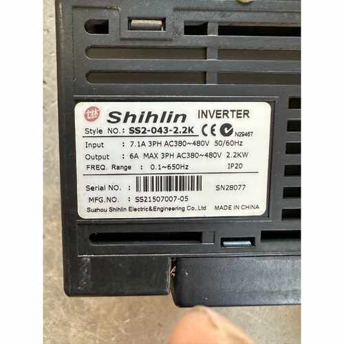 溢价-士林变频器SS20432.2K380V三相输入2.2