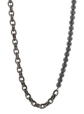 AX/阿玛尼男士多面体赤铁矿项链